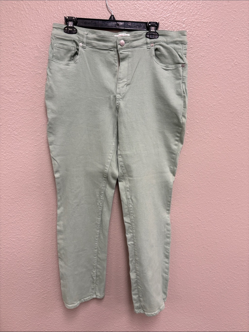 Coldwater Creek Sage Green Cropped Jeans